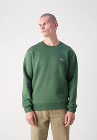Mads Nørgaard STANDARD CREW LOGO - Sweatshirt - duck green