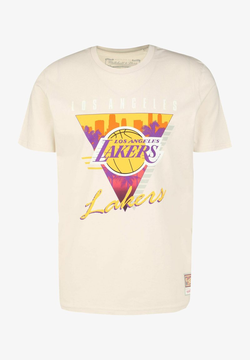 Mitchell & Ness NBA FINAL SECONDS - LOS ANGELES LAKERS - Marškinėliai su spaudiniu - sand