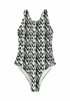 ESSENTIAL POOL  - Costum de baie - black cream ikat