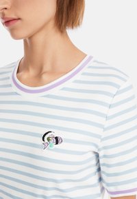 Marc Cain T-Shirt print - soft sky blue