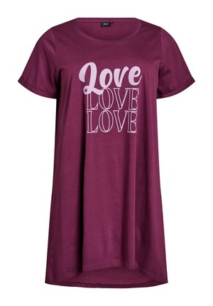 Zizzi Nightie - mauve wine love