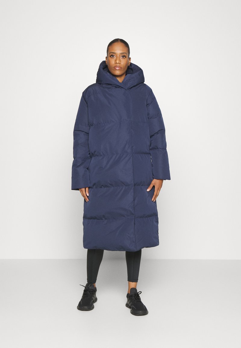 Sweaty Betty COCOON WRAP COAT Träningsjacka navy blue/blå Zalando.se