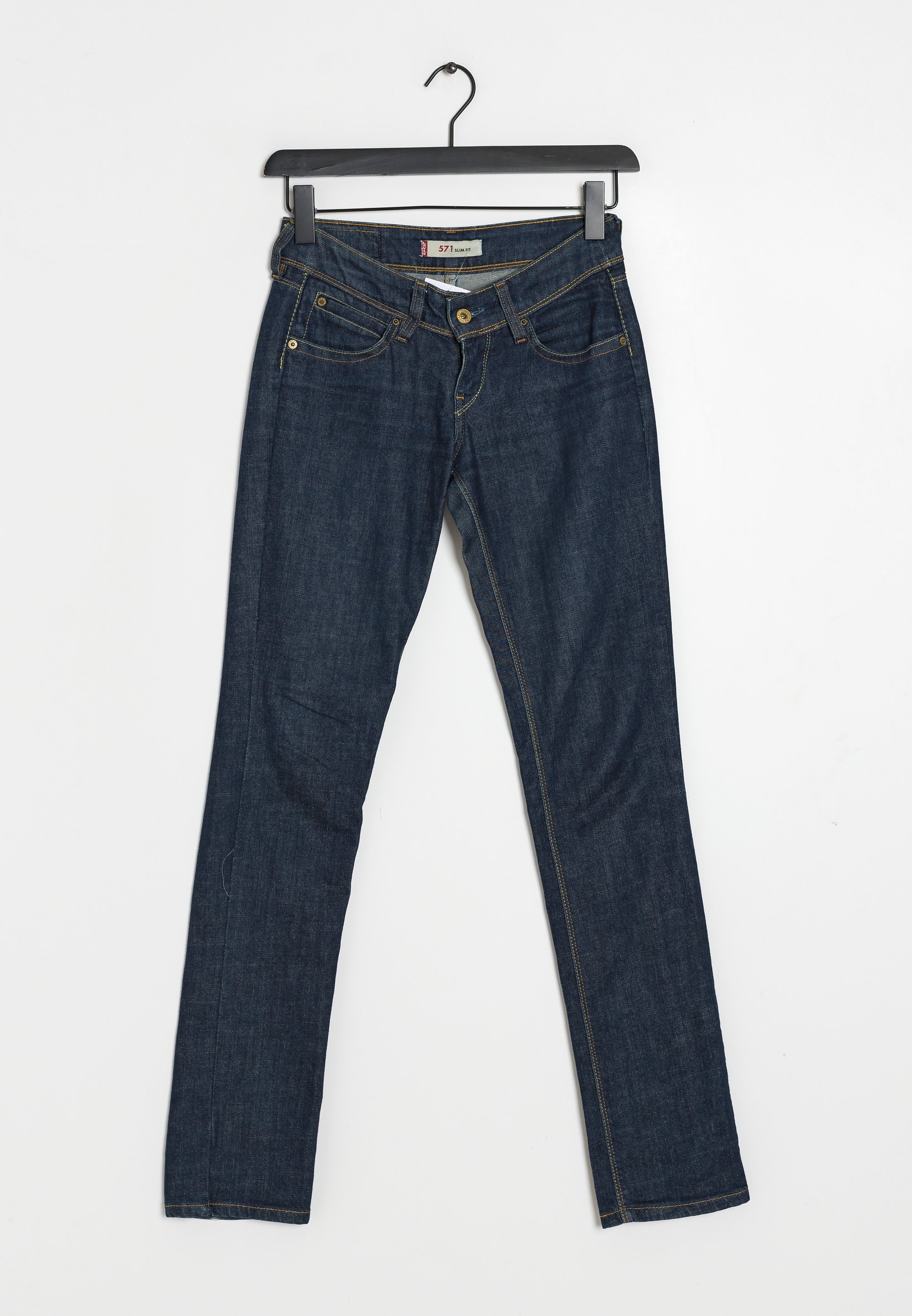 Skinny Jeans Levi 571 Jeans Levi's® Slim Fit Jeans Blue (Pre-owned)