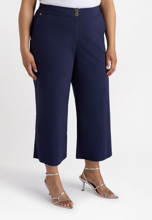 CROPPED  - Stoffhose - blu