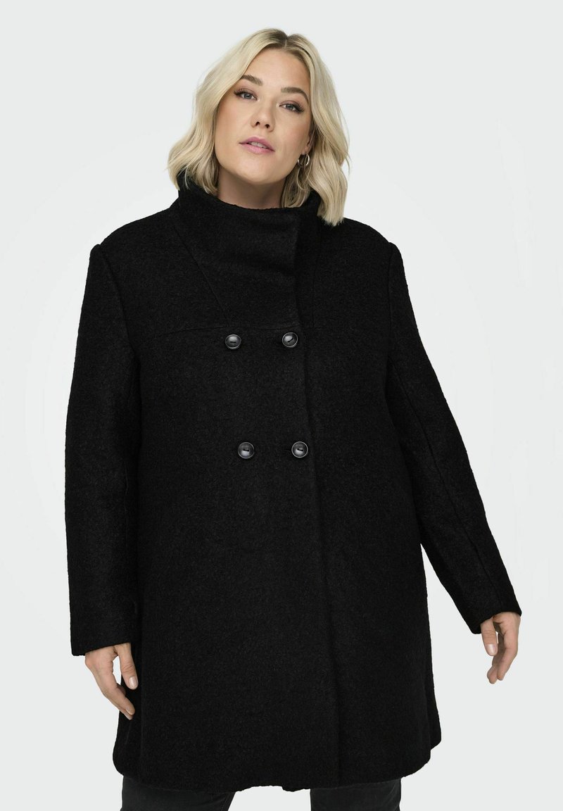 ONLY Carmakoma CARNEWSOPHIA - Klasični plašč - black