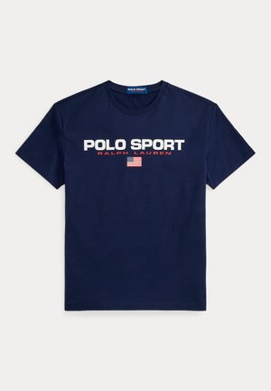 CLASSIC FIT POLO SPORT JERSEY T-SHIRT - Nyomott mintás póló - cruise navy