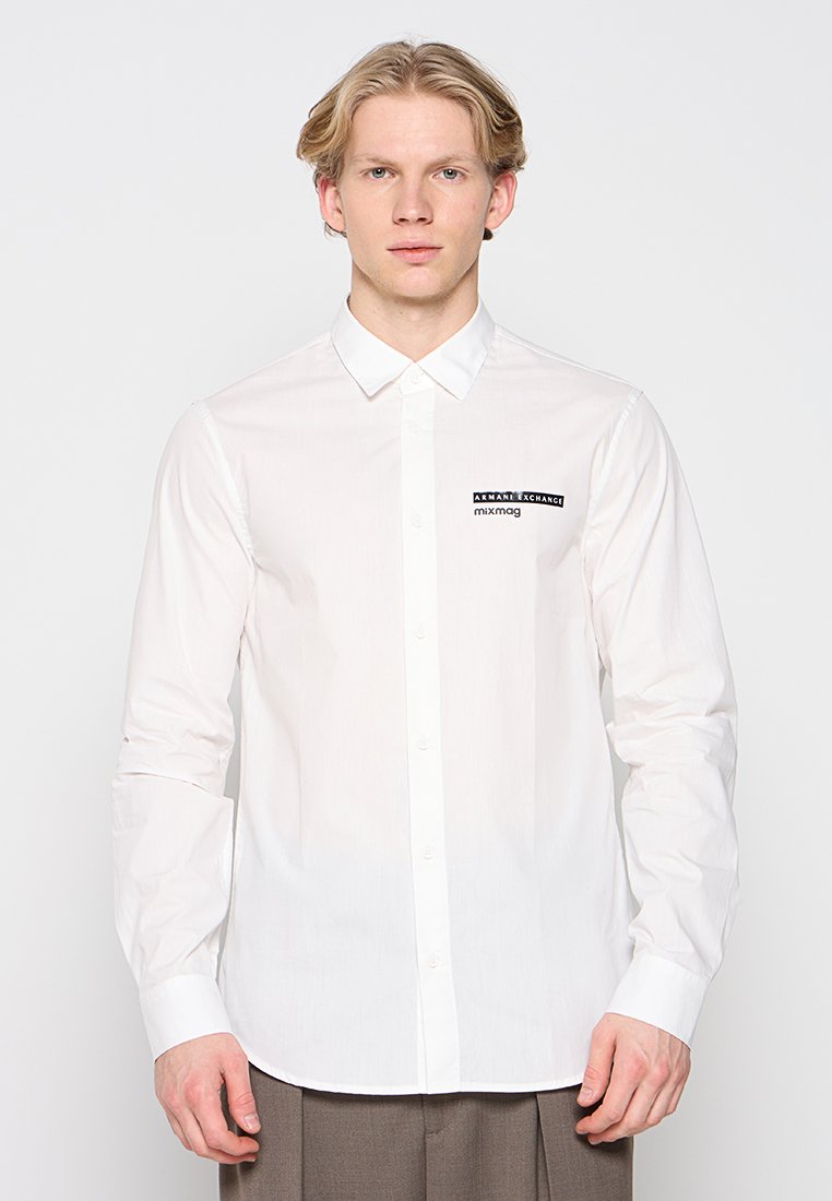 Armani Exchange Overhemd wit Armani Exchange Overhemd wit