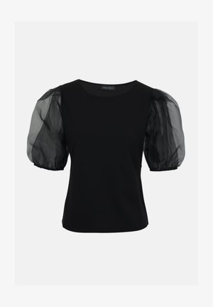 Anna Field, ORGANZA PUFF SLEEVE - Top - black