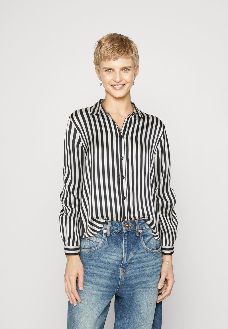 JDY JDYFIFI - Camicia - black/cloud dancer