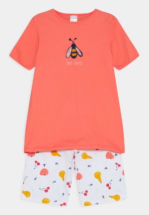 KIDS SCHLAFANZUG KURZ - Pyžamo - koralle