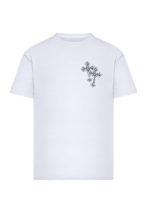 Mister Tee, SIX CROSSES OVERSIZE TEE - T-Shirt print - white