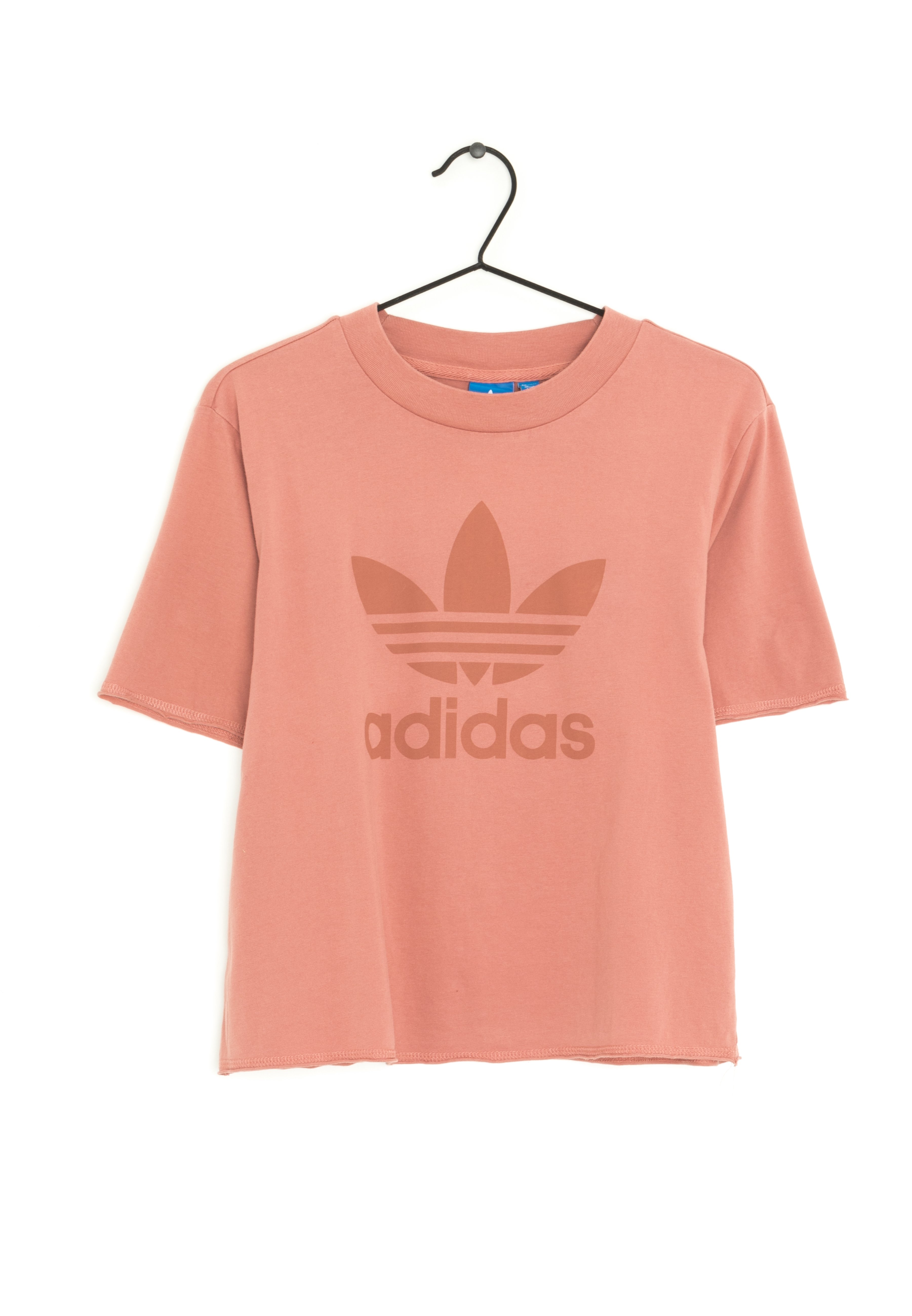 adidas peach crop top