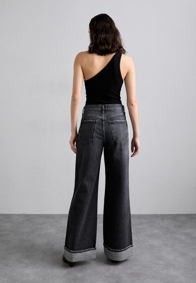 Agolde DAME  - Wide Leg - black denim