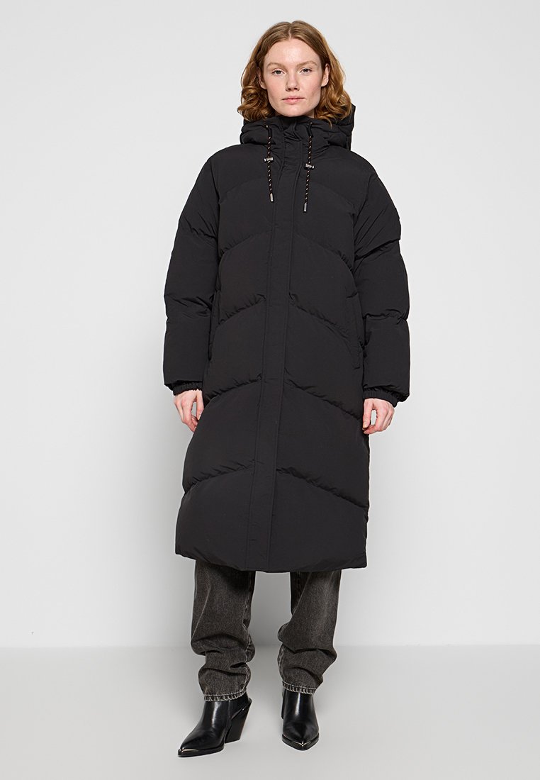 Boss Wintermantel zwart Boss Wintermantel zwart