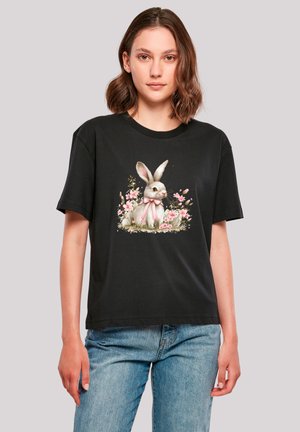 Print T-shirt - schwarz