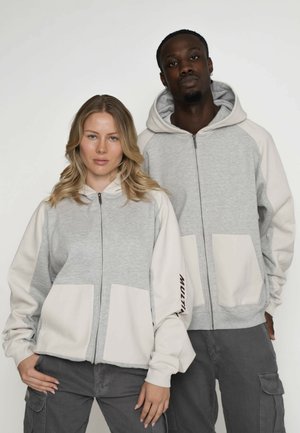 Vetoketjullinen college - grey melange