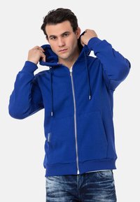 Cipo & Baxx Sweater met rits - saxeblue