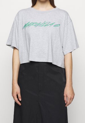 T-shirt med print - grey