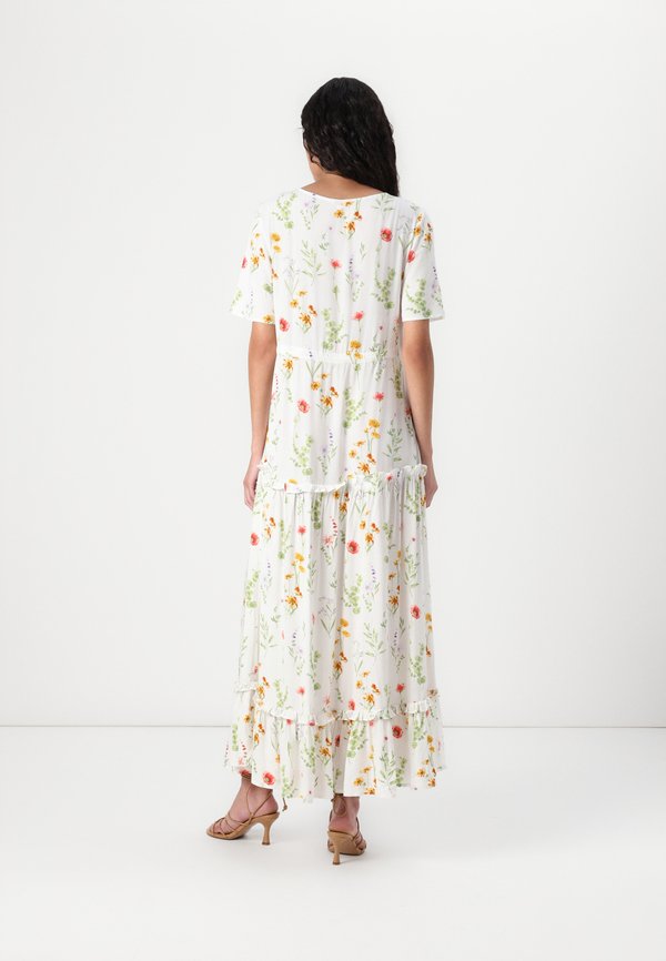 OBJLORENA LONG DRESS - Maxi dress - cloud dancer4