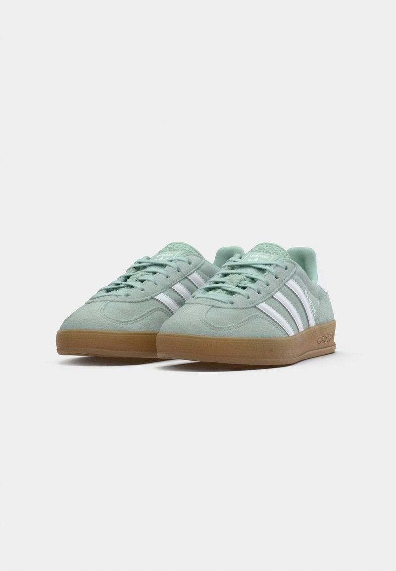 adidas gazelle silver green womens Adidas Gazelle 85 Semi Court Green – Coproom