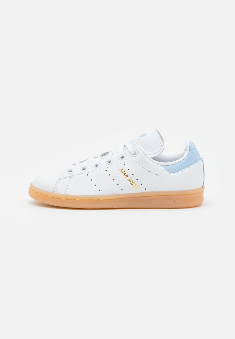 adidas Originals STAN SMITH UNISEX - Zapatillas - footwear white/glow blue