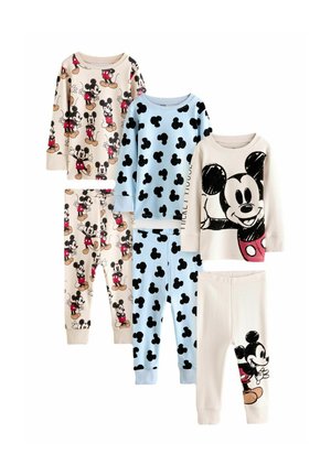 SNUGGLE 3 PACK- REGULAR FIT - Pigiama - blue ecru mickey mouse