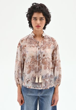 CON STAMPA PAISLEY - Camicetta - var. sky blue