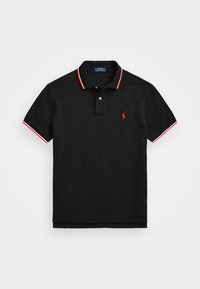 CUSTOM SLIM FIT MESH POLO SHIRT - Polo - black