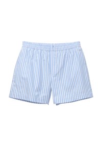 STRIPED - Šortky - blue