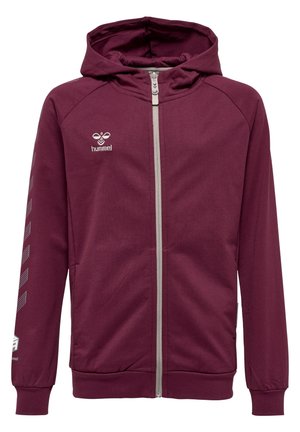 MOVE GRID ZIP  - Sweat zippé - grape wine