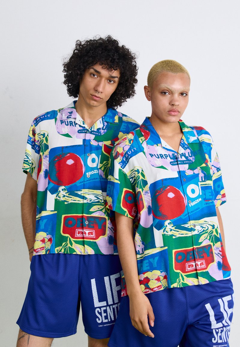 Obey Clothing FRUIT CANS UNISEX - Ing - white/multi-coloured