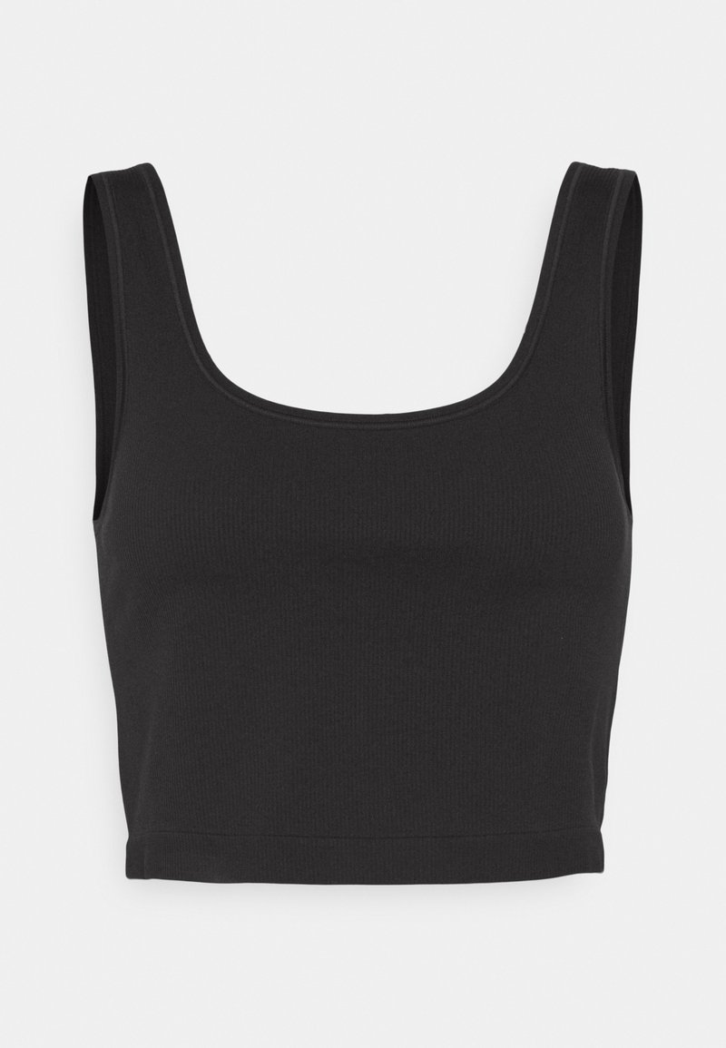 Damen Sportbekleidung | Athleta AURORA SCOOP CROP TANK Top black/schwarz - AO53170 Damen Sportbekleidung | Athleta AURORA SCOOP CROP TANK Top black/schwarz - AO53170