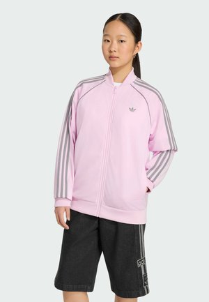 adidas Originals, SST LOOSE TRACK TOP UNISEX - Felpa con zip - orchid fusion