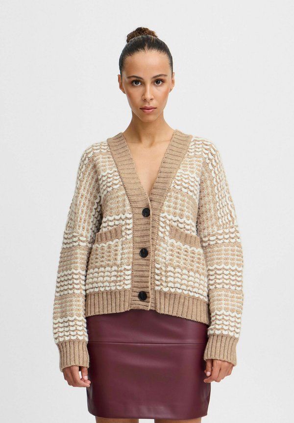 IHAMBIS CA - Cardigan - beige