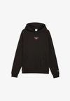 MELO ALWAYZ ON 1 HOODIE - Felpa con cappuccio - puma black-glowing red