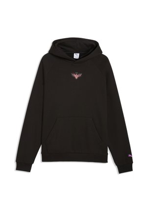 Puma MELO ALWAYZ ON 1 HOODIE - Sweat à capuche - puma black-glowing red
