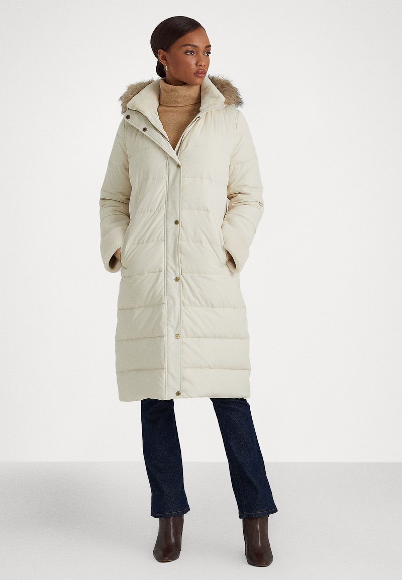 Ralph lauren moda cream coat Clearance