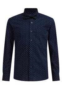 WE Fashion DESSIN EN AFNEEMBARE - Vapaa-ajan kauluspaita - dark blue