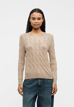 SOFT CABLE  - Svetrík - safari canvas heather