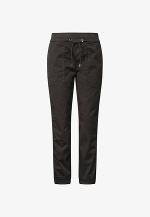 Street One, SLIM-LEG PANTS IN PAPER-TOUCH QUALITY - Pantalon classique - deep earth
