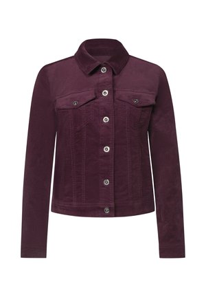 Street One, JACKE AUS CORD MIT KNOPFLEISTE - Veste légère - rustic rouge