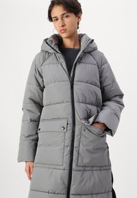 JDY JDYELFI LONG PADDED JACKET  - Abrigo de invierno - steel gray/black