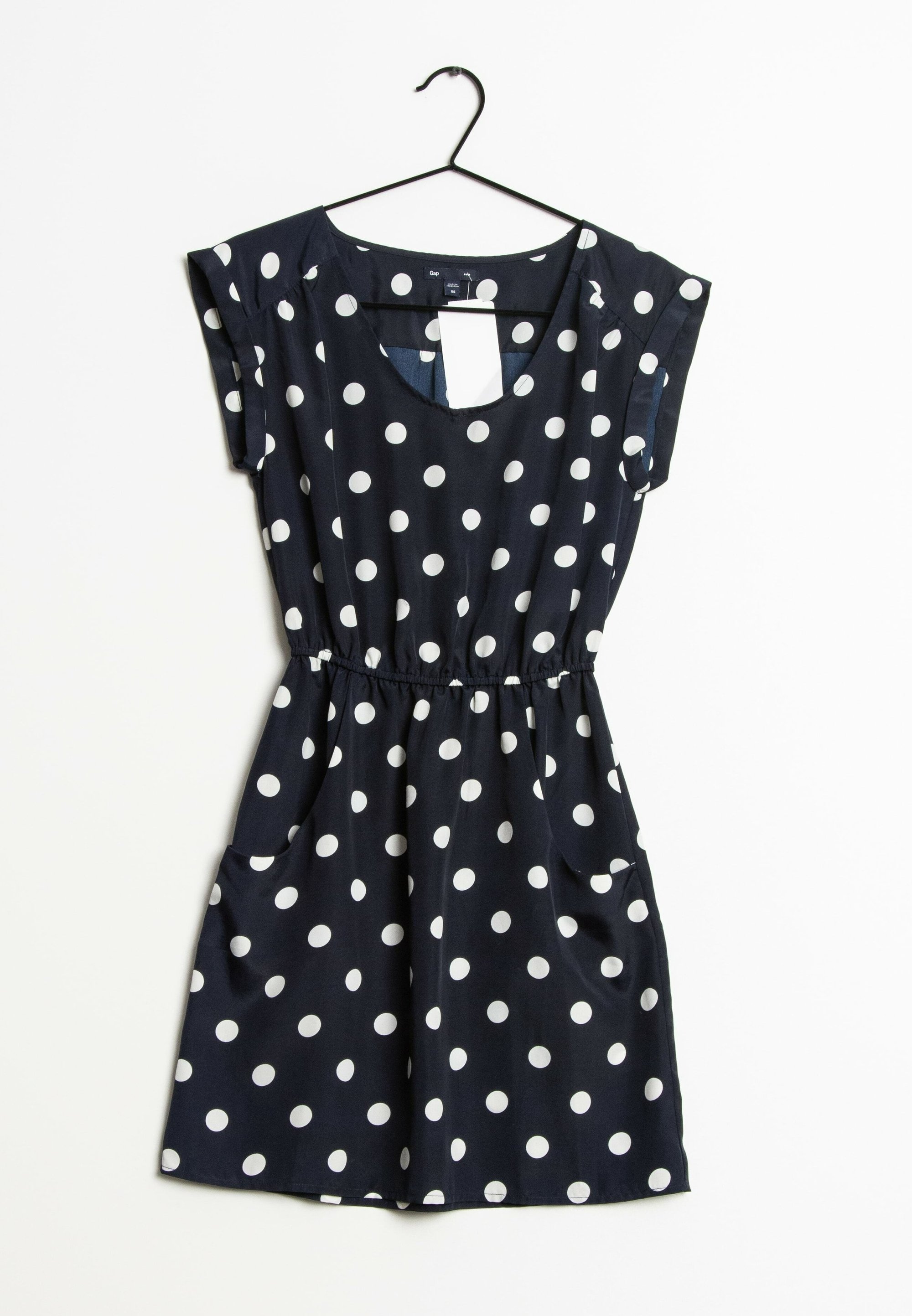 gap blue polka dot dress PRE-ORDER - Ingenue Dress in Light Blue w/White Polka Dots main image 1
