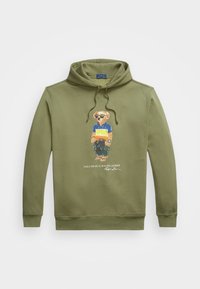 POLO BEAR FLEECE HOODIE - Sweatshirt - tree green