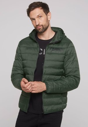 STEPP MIT KAPUZE - Winter jacket - khale green