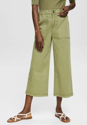 GUMMIZUGBUND - Spodnie materiałowe - light khaki