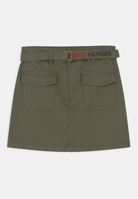 Tommy Hilfiger Falda vaquera - olive