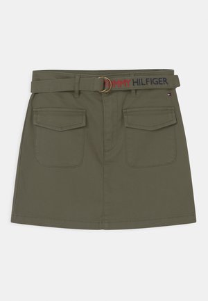 Jeansrock - olive