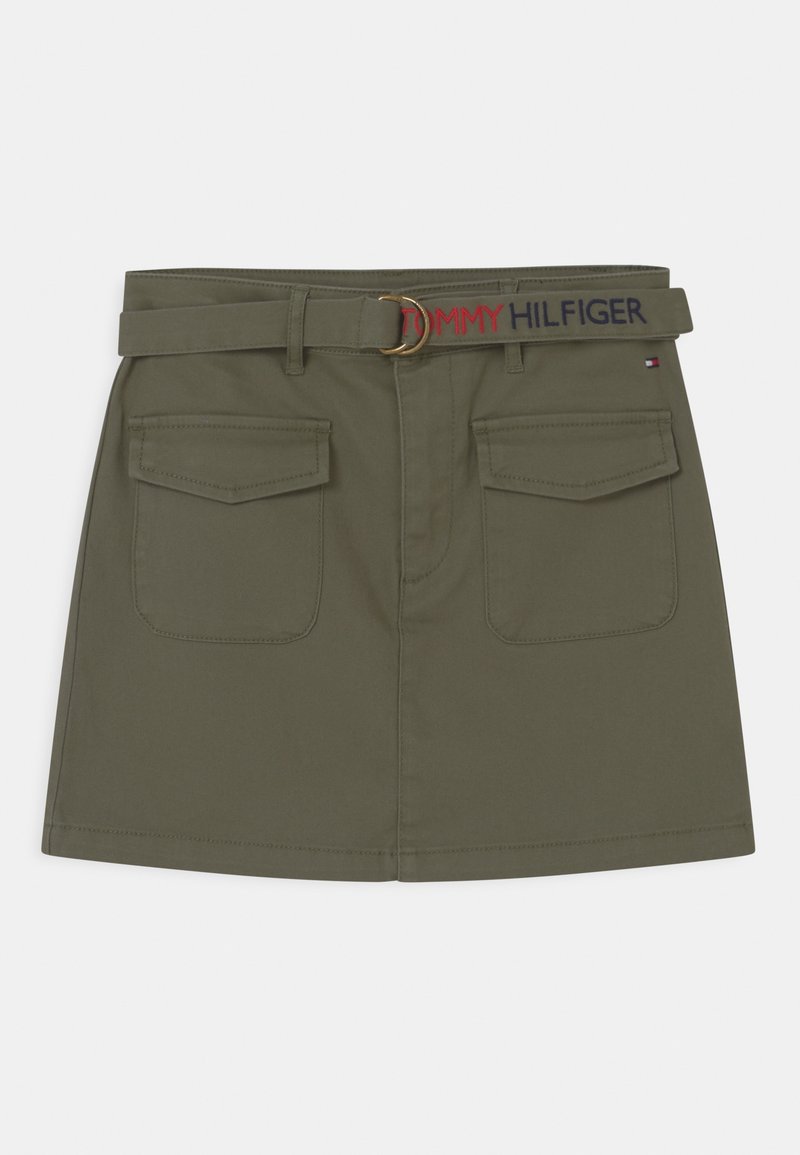 Tommy Hilfiger Falda vaquera - olive