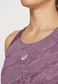 ASICS ROAD ALL OVER TANK - Topper - dusty mauve